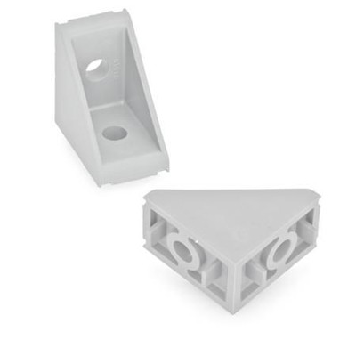 Ganter Norm® - 561-19-8-40-40-B-1 Befestigungswinkel, Form B / Form C, Kunststoff