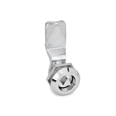 Ganter Norm® - 115-DK-40 Verriegelungen, mit Steckschlüssel, Anschlagring verchromt
