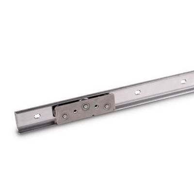 Ganter Norm® - 1490-29-474-A3-0-NI Edelstahl-Laufrollenführungen mit innenliegendem Verfahrweg