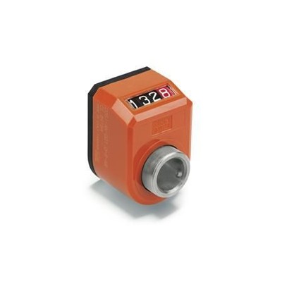 Ganter Norm® - 954.2-002.5-AN-R-OR Stellungsanzeiger, 4-stellig, digitale Anzeige, mechanisches Zählwerk, Hohlwelle