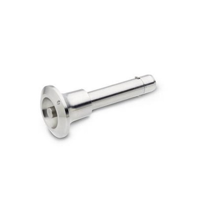 Ganter Norm® - 114.6-6-30 Steckbolzen mit Axialsicherung, Edelstahl 1.4305