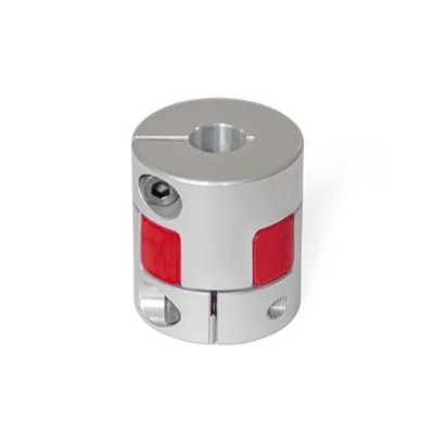 Ganter Norm® - 2240-55-B19-25-AL-RS Elastomer-Klauenkupplungen mit Klemmnabe