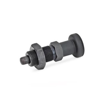 Ganter Norm® - 617-10-AK Rastbolzen, Stahl / Kunststoff-Knopf