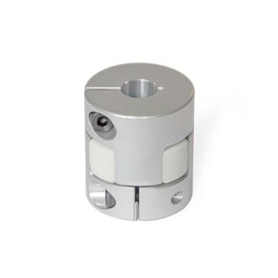 Ganter Norm® - 2240-14-B3-5-AL-WS Elastomer-Klauenkupplungen mit Klemmnabe