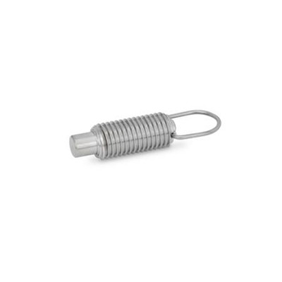 Ganter Norm® - 413-6-M12X1,5-A-NI Edelstahl-Rastbolzen