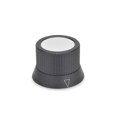 Ganter Norm® - 726.2-42-B10-A-1 Drehknöpfe, Aluminium, schwarz eloxiert