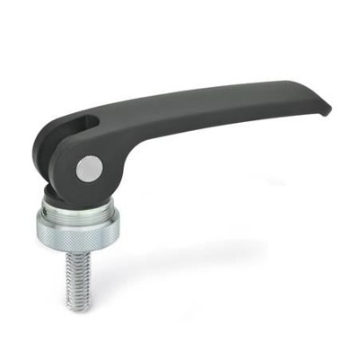 Ganter Norm® - 927-101-M8-60-A-B Exzenterspanner mit Schraube, Hebel Zink-Druckguss