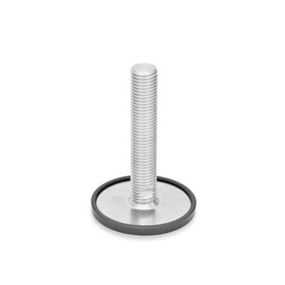 Ganter Norm® - 44-80-M16-150-D1-T Edelstahl-Stellfüße, A4
