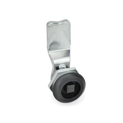 Ganter Norm® - 115-VK7-32-SW Verriegelungen, mit Steckschlüssel, Anschlagring schwarz