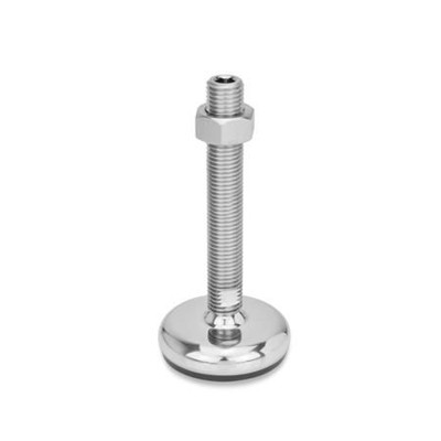 Ganter Norm® - 31-100-M20-75-C3-UK Edelstahl-Stellfüße, mit Gummiauflage