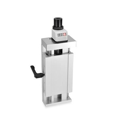 Ganter Norm® - 900-80-170-50-DR-2 Verstellschlitten, Aluminium