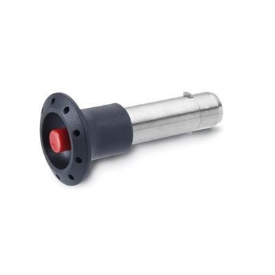 Ganter Norm® - 114.3-8-90 Steckbolzen mit Axialsicherung, Edelstahl 1.4305