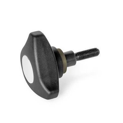 Ganter Norm® - 3664-63-M8-63-3,2 Drehmoment-Dreisterngriffschrauben