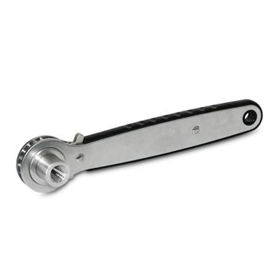 Ganter Norm® - 318-178-M10-B Edelstahl-Ratschenspanner mit Durchgangs- / Sackloch