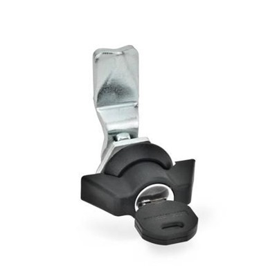 Ganter Norm® - 115-SCK-32-SW Verriegelungen, abschließbar, schwarz kunststoffbeschichtet