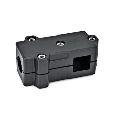 Ganter Norm® - 193-B50-V50-76-2-SW Winkel-Klemmverbinder, Aluminium