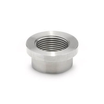 Ganter Norm® - 7490-NI-M16X1,5-B Edelstahl-Schweißmuffen mit und ohne Bund
