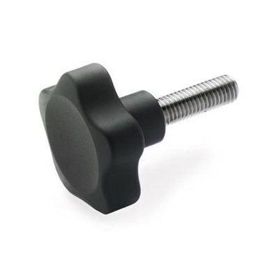 Ganter Norm® - 5337.4-40-M8-45 Sterngriffschrauben, Schraube Edelstahl