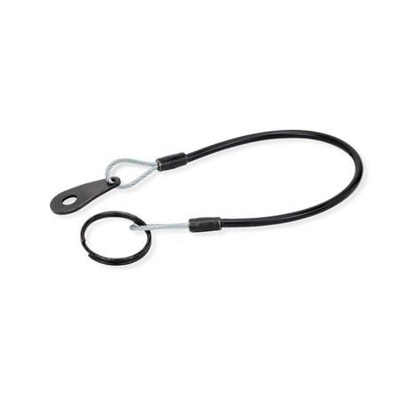 Ganter Norm® - 111.2-150-30-B-SW Edelstahl-Halteseile mit Schlüsselringen oder einem Schlüsselring und einer Befe