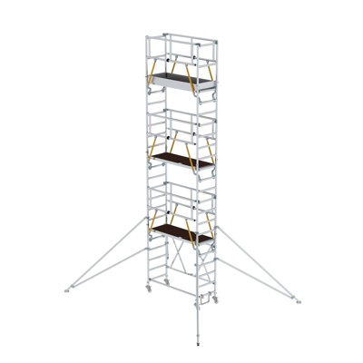 MUNK Günzburger Steigtechnik - Klappgerüst SG 0,75 x 1,80 m mit Ausleger Plattformhöhe 6 m