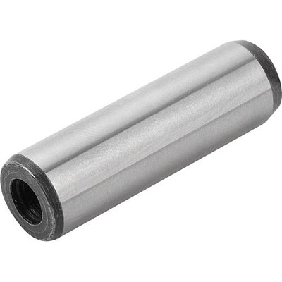 KIPP - ZYLINDERSTIFT DIN EN ISO8735 INNENGEWINDE M06, D=10, L=20, WERKZEUGSTAHL OBERFLÄCHENGEHÄRTET