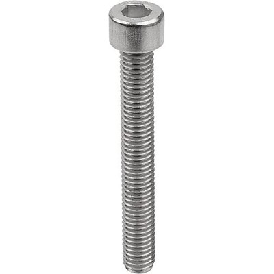 KIPP - ZYLINDERSCHRAUBE MIT INNENSECHSKANT, GEWINDE DURCHGÄNGIG DIN912 M06X60, EDELSTAHL A4 70 BLANK