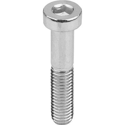 KIPP - ZYLINDERSCHRAUBE MIT INNENSECHSKANT, NIEDRIGER KOPF, DIN6912 M08X40, STAHL 8.8 GALVANISCH VERZINKT