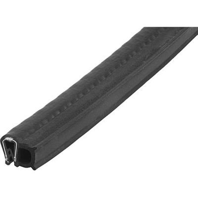 KIPP - KANTENSCHUTZ-DICHTPROFIL 50000X9X13, FORM:D, EPDM SCHWARZ, KOMP:EPDM L=50 METER