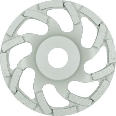 KLINGSPOR - Diamantschleifteller DS 600 S, 125 x 7,2 x 22,23mm 16 Segmente, Spezialgeometrie