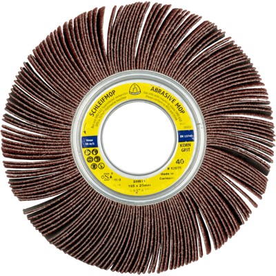 KLINGSPOR - SM 611 Schleifmopräder LS 309 X, 100 x 30 x 21mm Korn 60, 5 Stück