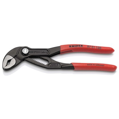 KNIPEX® - Wasserpumpenzange Cobra® 87 01 150 poliert kunststoffüberzogen 150mm