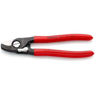 KNIPEX® - Kabelschere 95 21 165 SB brüniert kunststoffüberzogen ø15mm 165mm