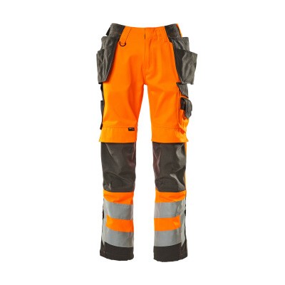 MASCOT® - Wigan Hose mit Hängetaschen - SAFE SUPREME - hi-vis Orange/Dunkelanthrazit, Gr. 82C60