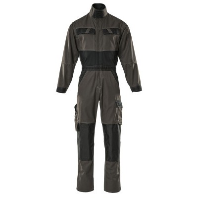 MASCOT® - Wallan Overall mit Knietaschen LIGHT, Dunkelanthrazit/Schwarz, Größe L