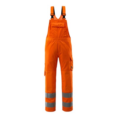 MASCOT® - Devonport Latzhose mit Knietaschen SAFE LIGHT, hi-vis Orange, Größe 90C46