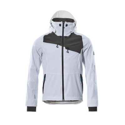 MASCOT® - Hard Shell Jacke ADVANCED Weiß/Dunkelanthrazit 17001-411-0618, Größe 3XL