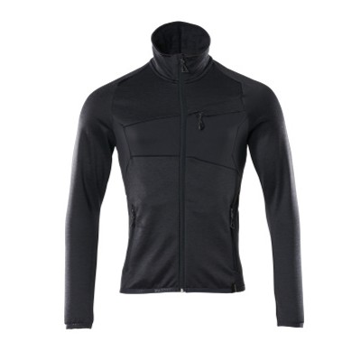 MASCOT® - Fleecepullover ACCELERATE mit Reißverschluss Schwarzblau 18103-316-010, Größe 2XL