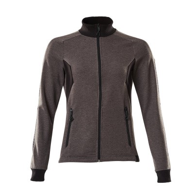 MASCOT® - Sweatshirt ACCELERATE mit Reißverschluss Dunkelanthrazit/Schwarz 18494-962-1809, Größe 3XL ONE