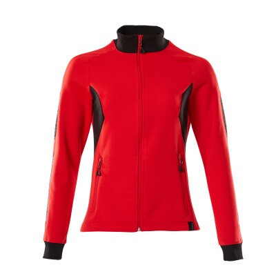 MASCOT® - Sweatshirt ACCELERATE mit Reißverschluss Verkehrsrot/Schwarz 18494-962-20209, Größe 3XL ONE