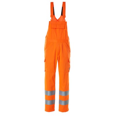 MASCOT® - Latzhose SAFE LIGHT, hi-vis Orange, Größe 82C46