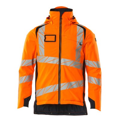 MASCOT® - Winterjacke ACCELERATE SAFE, hi-vis Orange/Schwarzblau, Größe L