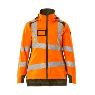 MASCOT® - Winterjacke ACCELERATE SAFE, hi-vis Orange/Moosgrün, Größe S