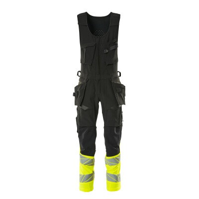 MASCOT® - Kombihose ACCELERATE SAFE, Schwarz/hi-vis Gelb, Größe 82C56