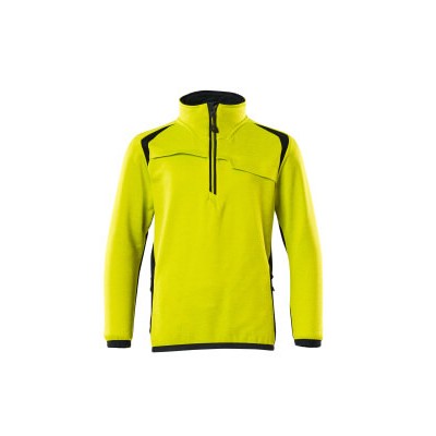 MASCOT® - Fleecepullover ACCELERATE SAFE für Kinder Hi-vis Gelb/Schwarz 19903-316-1709, Größe 140