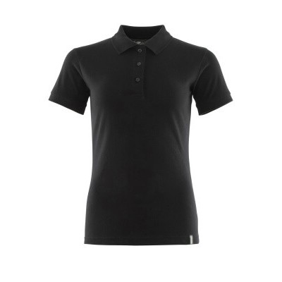 MASCOT® - Polo-Shirt CROSSOVER, Vollschwarz, Größe XS-ONE