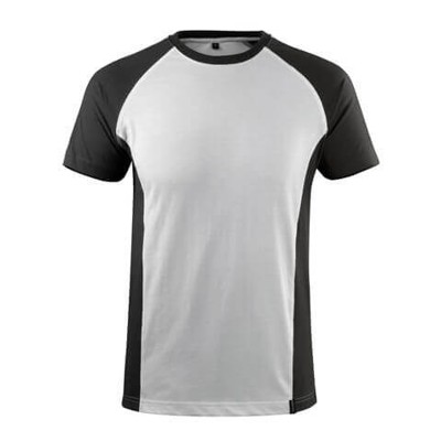 MASCOT® - T-Shirt UNIQUE, Weiß/Dunkelanthrazit, Größe S
