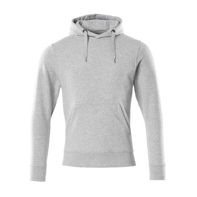MASCOT® - Kapuzensweatshirt CROSSOVER, Grau-meliert, Größe 2XL