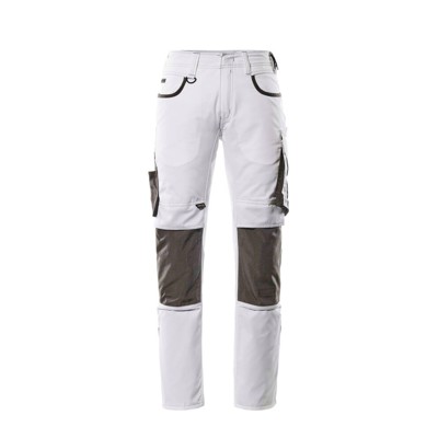 MASCOT® - Berufshose Lemberg 13079-230, weiß/dunkelanthrazit, Größe C54