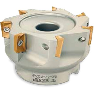 Teknik Makina - Eckmesserkopf 90° 80mm Durchmesser 7 Schneiden für Wendeplatten R390-1704