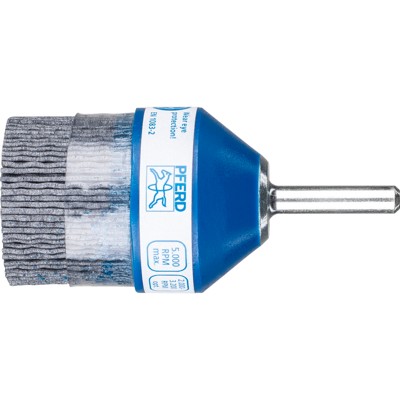 PFERD - COMPOSITE Pinselbürste PBUPR Ø 38 mm Schaft-Ø 6 mm SiC-Filament-Ø 1,00mm Korn 120 stationär